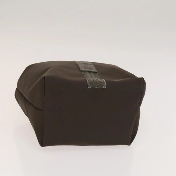 FENDI Pecan Hand Bag Nylon Canvas 2 Set Black Brown Auth ti3350 - Picture 14 of 16